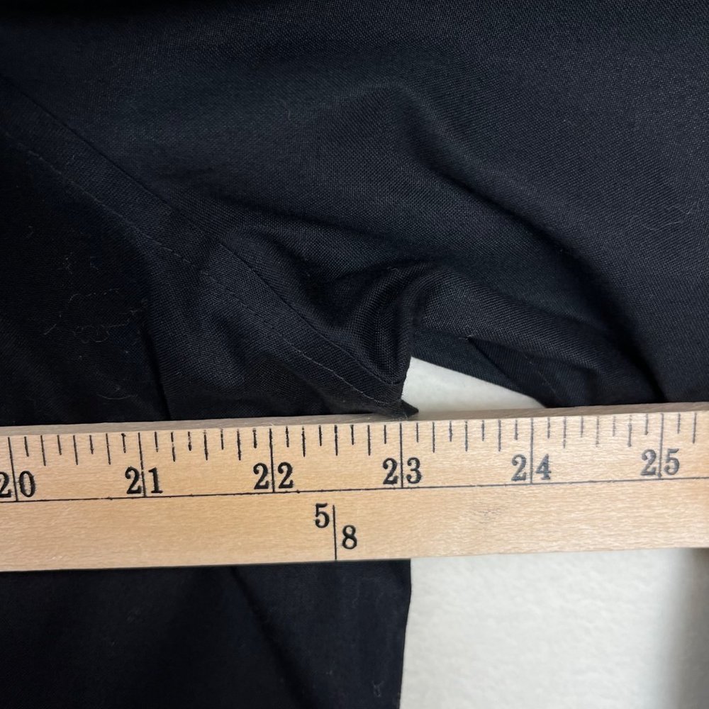 (NWT) Chico’s no iron effortless cotton lenae black shirt size 3 - Picture 5 of 6